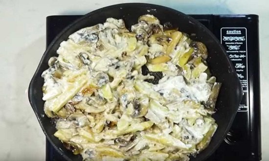 Рецепты жареной картошки с грибами на сковороде с фотографиями Рецепты жареной картошки с грибами на сковороде с фотографиями