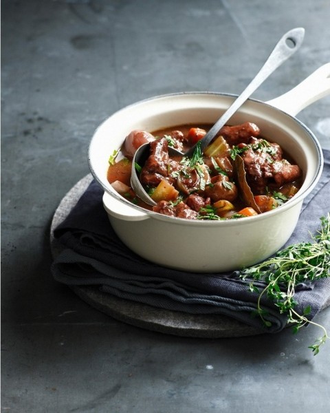 Азу по-татарски из говядины в казане