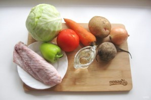 Борщ из индейки