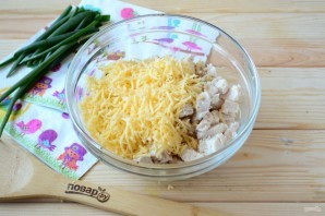 Фаршированные ракушки "Курица в шпинате"