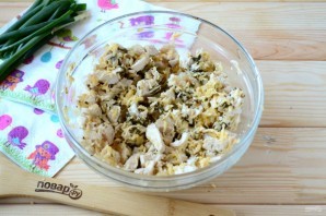 Фаршированные ракушки "Курица в шпинате"