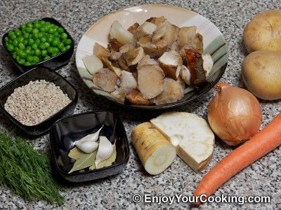 Грибной суп из замороженных грибов Грибной суп из замороженных грибов