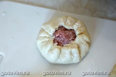 Беляши с мясом на сковороде Беляши с мясом на сковороде