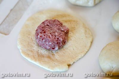 Беляши с мясом на сковороде Беляши с мясом на сковороде