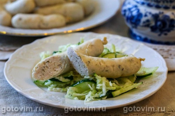 Колбаски из индейки