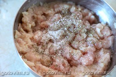 Колбаски из индейки