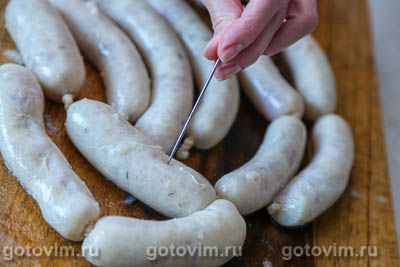 Колбаски из индейки