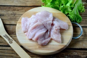 Курица в радужной панировке