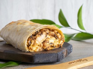 Лаваш с фаршем и грибами Лаваш с фаршем и грибами