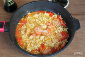 Рамен с креветками Рамен с креветками