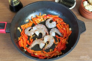 Рамен с креветками Рамен с креветками