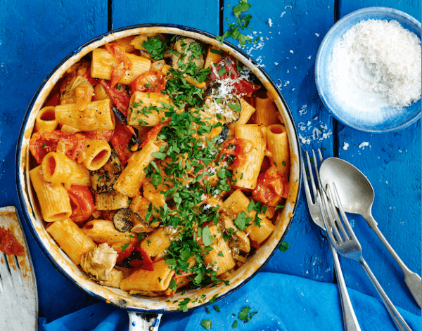 "Рататуй" с овощами и пастой