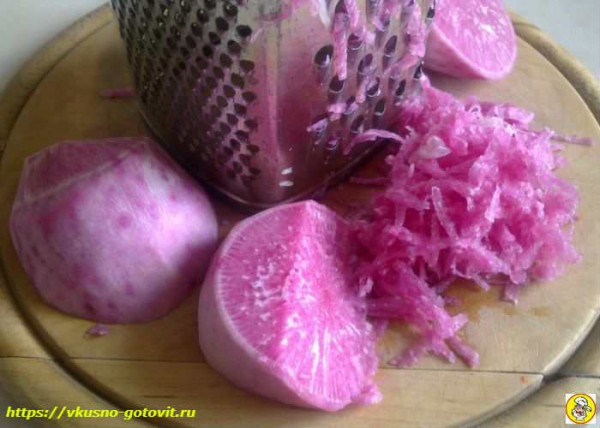 Салат с репой, морковью и яблоком — простой и вкусный рецепт