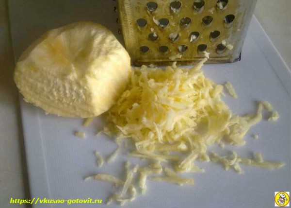 Салат с репой, морковью и яблоком — простой и вкусный рецепт