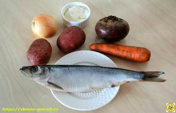 Селёдка под шубой &mdash; классический рецепт приготовления