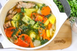 Шурпа с помидорами