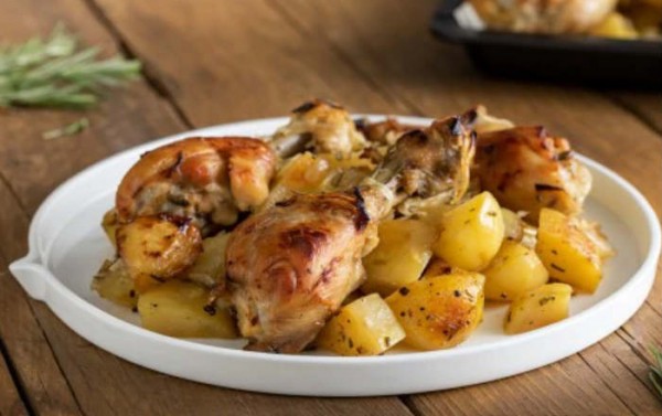 Куриные ножки с картошкой в духовке, самый вкусный рецепт на противне Куриные ножки с картошкой в духовке, самый вкусный рецепт на противне