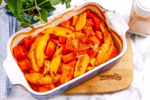 Айва с тыквой в духовке