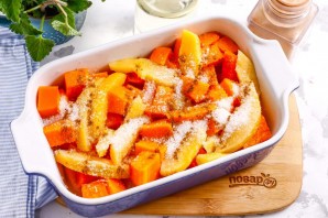 Айва с тыквой в духовке