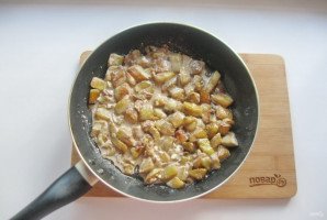 Баклажаны в сливочном соусе