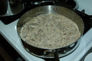 Бефстроганов с грибами и луком Бефстроганов с грибами и луком