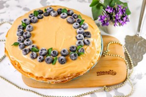 Блинный торт с рикоттой