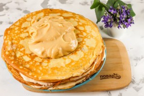 Блинный торт с рикоттой