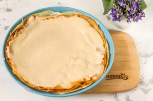 Блинный торт с рикоттой