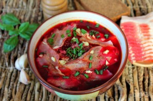 Борщ с беконом Борщ с беконом