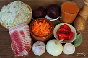 Борщ с беконом Борщ с беконом