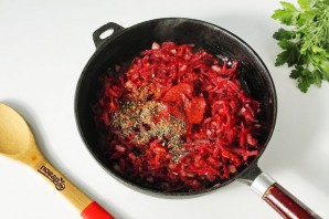 Борщ с горохом