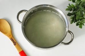 Борщ с горохом