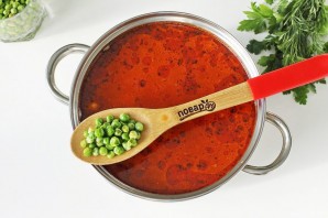 Борщ с горохом