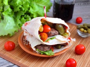 Бургер в лаваше