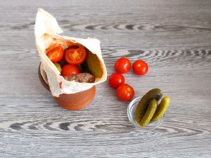 Бургер в лаваше