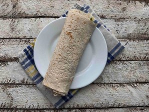 Буррито с курицей в лаваше