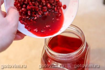 Чай каркаде с гранатом