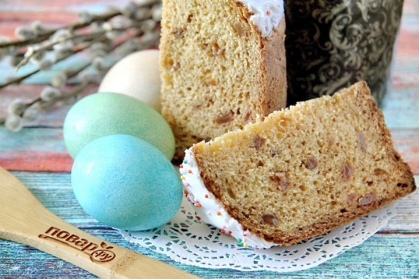 Два варианта меню на Пасху        