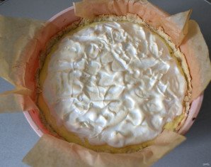 Французская ватрушка с безе Французская ватрушка с безе