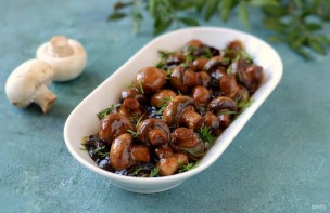 Карамелизированные шампиньоны
