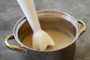 Картофельный суп с фалафелем