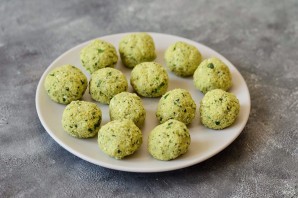 Картофельный суп с фалафелем