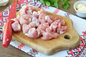 Картошка с мясом слоями в духовке