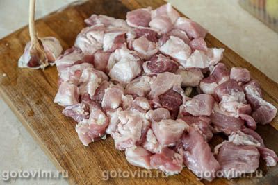 Картошка с мясом в рукаве