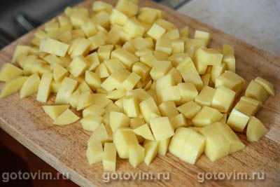 Картошка с мясом в рукаве