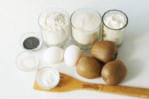 Кекс с киви