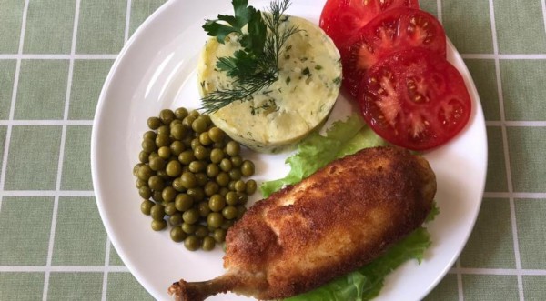 Котлета по-киевски, пошаговый рецепт с фото