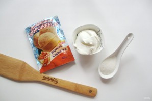 Крем из мороженого для торта