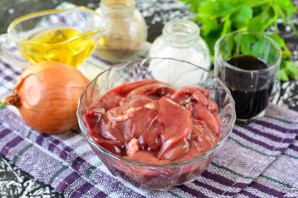 Куриная печень в соусе терияки Куриная печень в соусе терияки