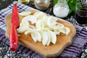 Куриная печень в соусе терияки Куриная печень в соусе терияки